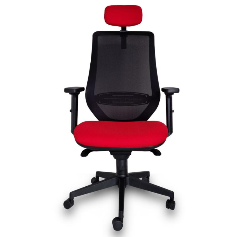 OfiElche-Sillas operativas-SILLA ODIN RESPALDO MALLA CON CABEZAL SIN BRAZOS