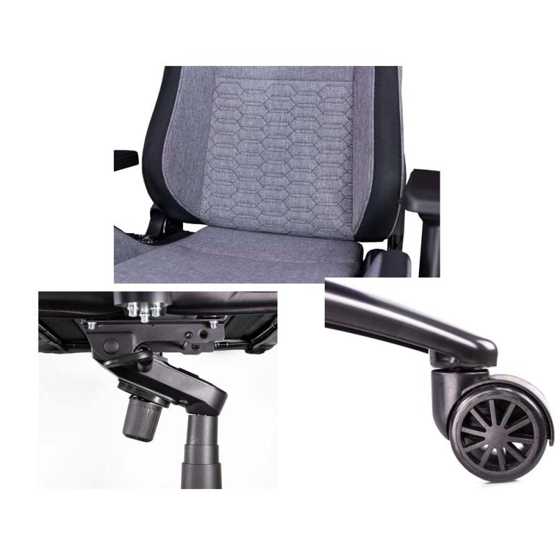 OfiElche-SILLAS-SILLA GAMING TALIUS RAPTOR NEGRA / GRIS