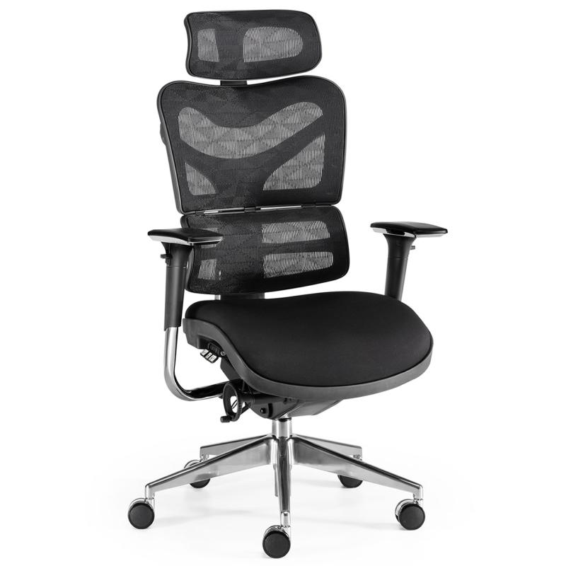 OfiElche-Sillas operativas-SILLA NEW ERGOSTONE CON BRAZOS REGULABLES