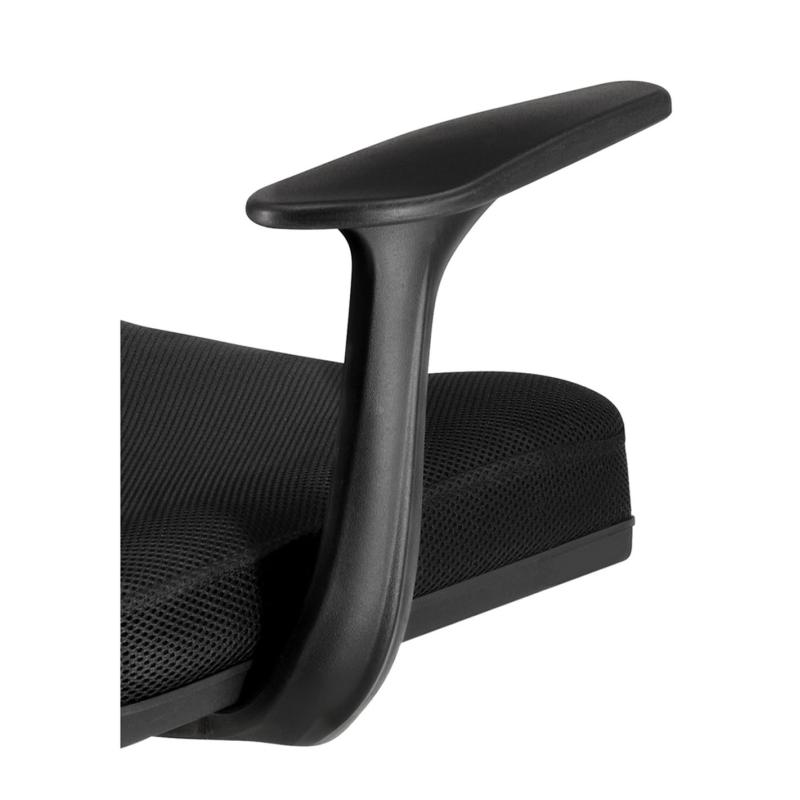 OfiElche-Sillas operativas-SILLA ROMA RESPALDO MALLA REGULABLE EN ALTURA, CON BRAZOS FIJOS