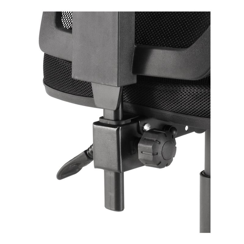 OfiElche-Sillas operativas-SILLA ROMA RESPALDO MALLA REGULABLE EN ALTURA, CON BRAZOS FIJOS