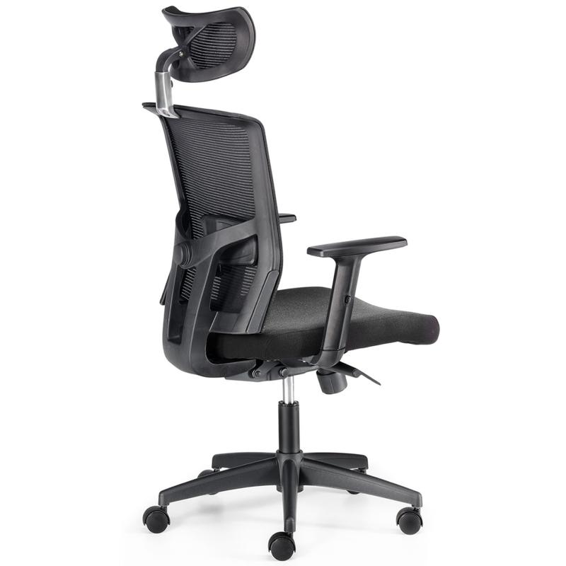 OfiElche-Sillas operativas-SILLA VIENA RESPALDO MALLA CON BRAZOS REGULABLES