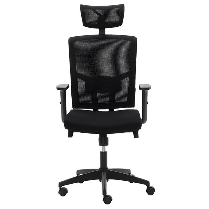 OfiElche-Sillas operativas-SILLA VIENA RESPALDO MALLA CON BRAZOS REGULABLES