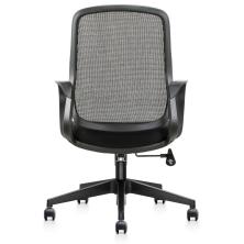 OfiElche-Sillas operativas-SILLA CIRCLE RESPALDO MALLA CON BRAZOS FIJOS