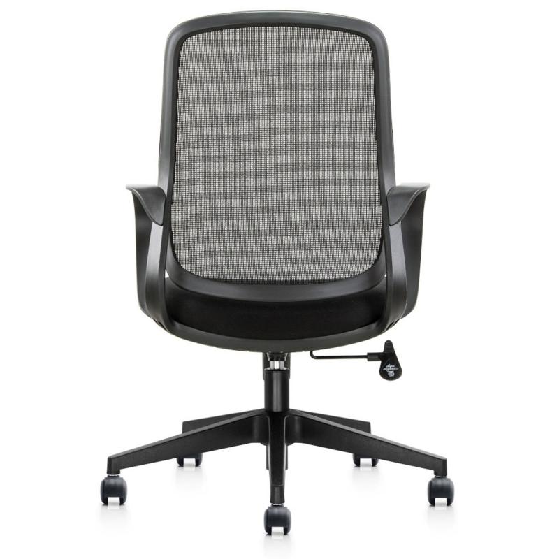 OfiElche-Sillas operativas-SILLA CIRCLE RESPALDO MALLA CON BRAZOS FIJOS