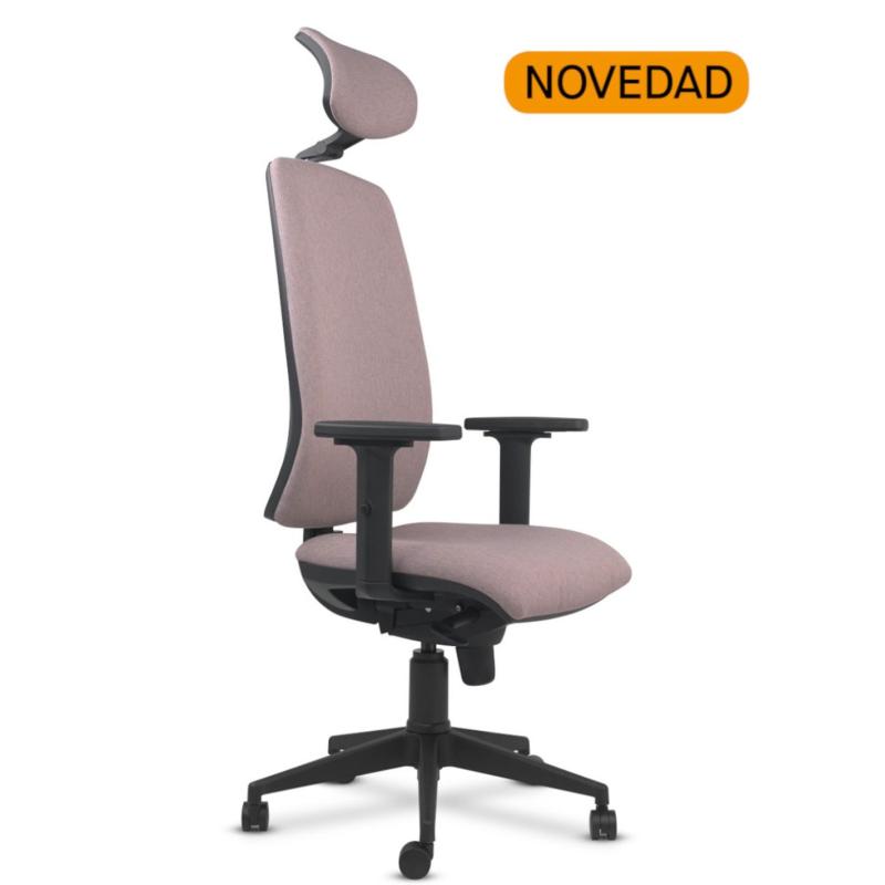 OfiElche-Sillas operativas-SILLA NAZARET RESPALDO TAPIZADO SIN BRAZOS