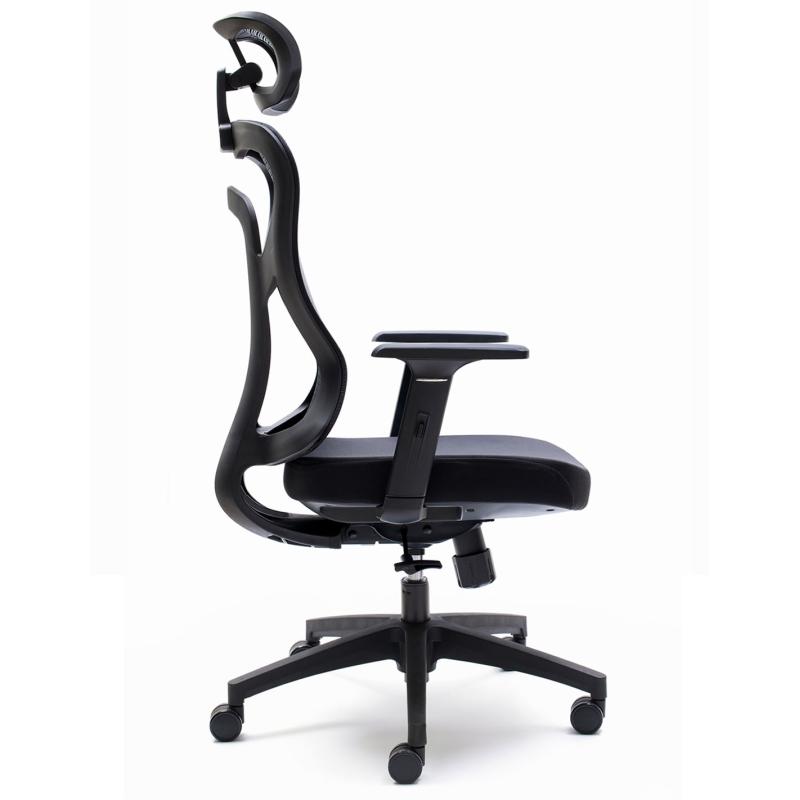 OfiElche-Sillas operativas-SILLA CALI RESPALDO MALLA CON BRAZOS REGULABLES