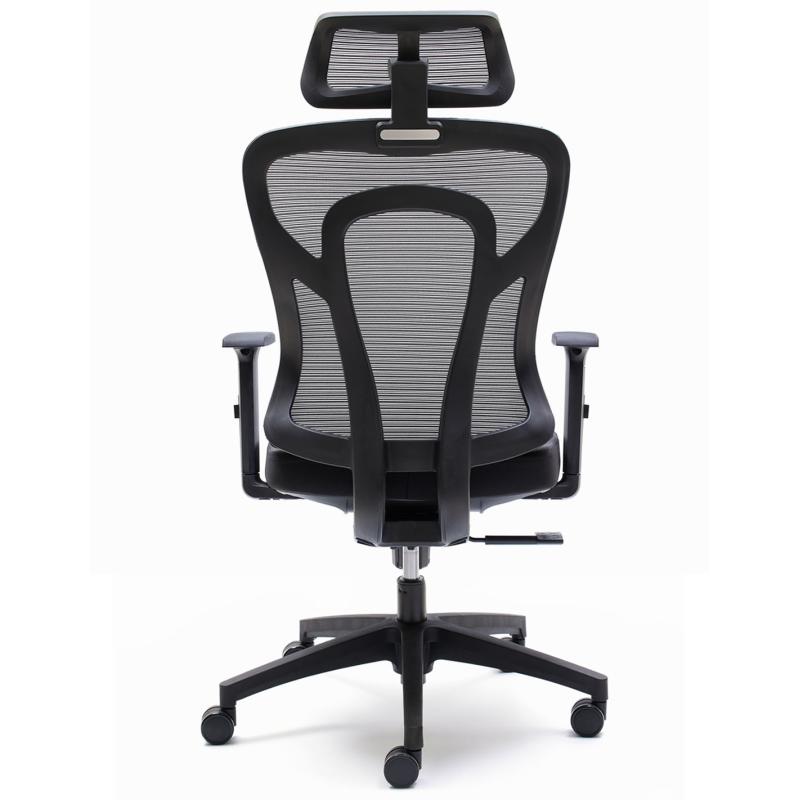 OfiElche-Sillas operativas-SILLA CALI RESPALDO MALLA CON BRAZOS REGULABLES