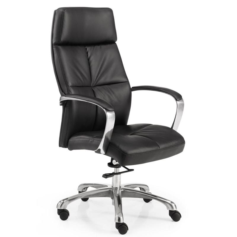 OfiElche-Sillones de direccion-SILLON DUBLIN ECOPIEL CON BRAZOS