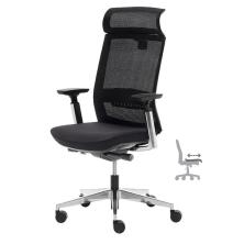 OfiElche-Sillones de direccion-SILLON TORONTO MALLA SYNCRO CON CABECERO Y DESPLAZAMIENTO DE ASIENTO