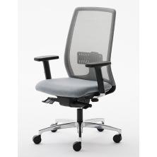 OfiElche-Sillas operativas-SILLA NEW LIGHT RESPALDO MALLA BRAZOS REGULABLES 2D