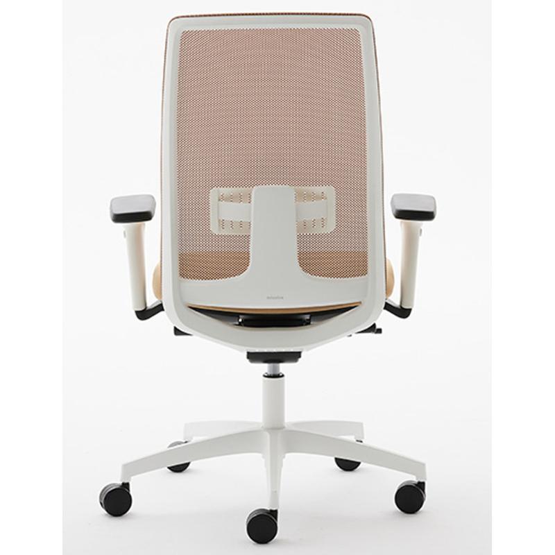 OfiElche-Sillas operativas-SILLA NEW LIGHT RESPALDO MALLA BRAZOS REGULABLES 2D