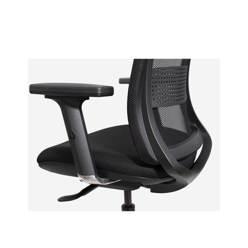 OfiElche-Sillas operativas-SILLA CLEVER RESPALDO MALLA SYNCRO CON BRAZOS 2D