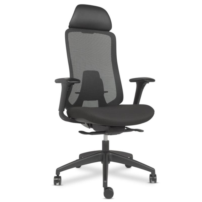 OfiElche-Sillas operativas-SILLA FEDO NEGRO