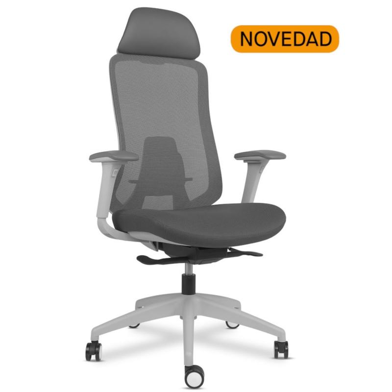 OfiElche-Sillas operativas-SILLA FEDO GREY