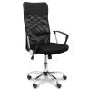 OfiElche-Inicio-SILLA KF19025 RESPALDO ALTO NEGRO BASCULANTE CON BRAZOS