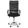 OfiElche-Inicio-SILLA KF19025 RESPALDO ALTO NEGRO BASCULANTE CON BRAZOS